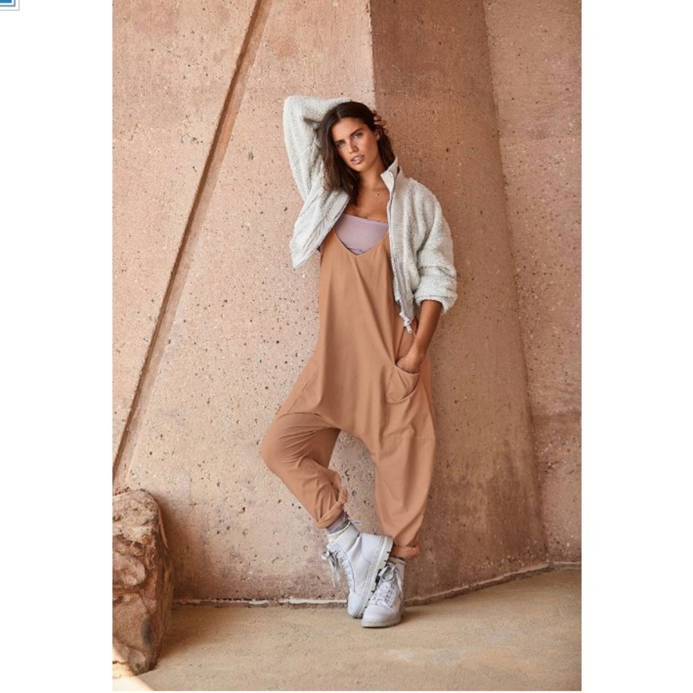 Free People Hot Shot Onesie - Toasted Coconut